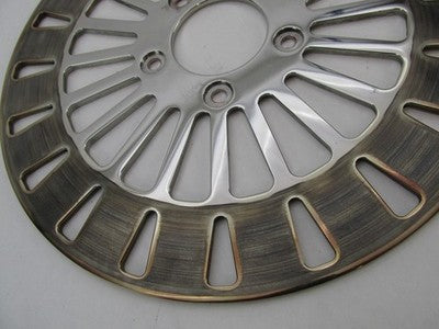 Harley Davidson Chrome Custom Front Brake Rotor