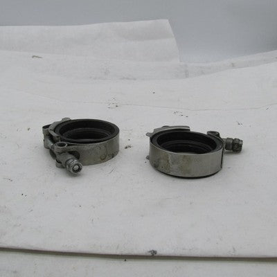 Pair Harley Davidson OEM Intake Manifold Boot Clamp Clamps and Seals I