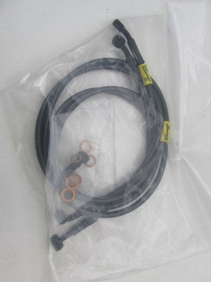 Burly NOS 12" Ape Hanger Control Cable Line Kit, Black B30-1197 0662-0