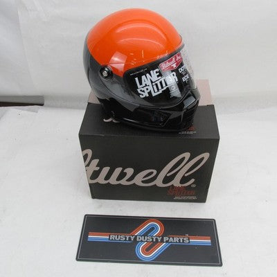 Biltwell NIB Lane Splitter MEDIUM Podium ORG/GRY/BLK 1004-550-103 | 01