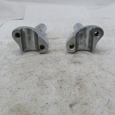 Pair of Harley Davidson OEM Straight Chrome 4.25" Handlebar Risers 1 5