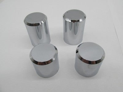 Pro Pad NOS 4 Docking Station Caps, Smooth Chrome 3550-0298 | CDSC-SMT