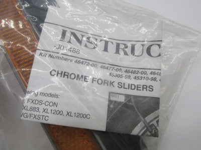 Harley-Davidson OEM NOS Reflectors and Hardware for Fork Slider Kit 46