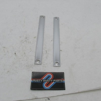 Pair of Harley OEM Front Fork Cover Accent Strip Brackets 07-17 Softai