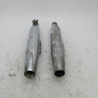 Pair of Harley Davidson OEM Exhaust Mufflers DYNA Glide FXDWG 94+ 6574