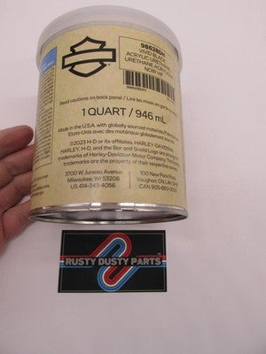 Harley-Davidson Genuine OEM NOS 98628 Acrylic Urethane  VIVID BLACK 98