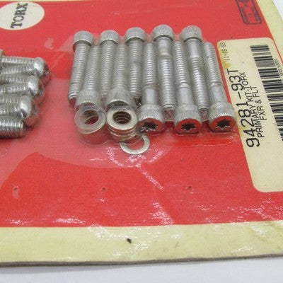 Eagle Iron NOS Chrome Torx Primary Bolt Kit 1988-93 FXR FLH FLT 94281-