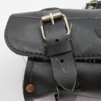 Harley Genuine Embossed Leather Handlebar/Fork Tool Bag 11" Pouch 9174