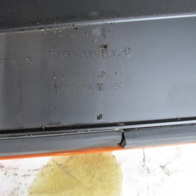 Harley Davidson OEM Left Side Saddlebag Lid Red Orange Touring 93-13 7