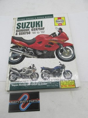 Haynes Suzuki 1998-2002 GSX600F GSX750F GSX750 Service Repair Manual B
