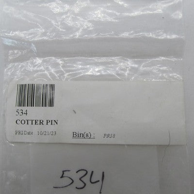 Lot of 20 Harley-Davidson OEM NOS Cotter Pins 534