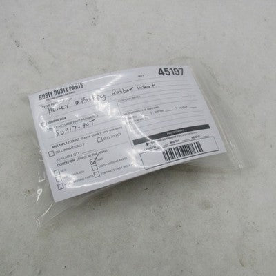 Single Harley Davidson OEM Footpeg Rubber Insert Replacement Pad 50917