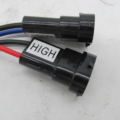 H4 to H9/H11 Dual Beam Headlight Splitter Wiring Harness for Harley To