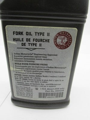 Indian Genuine OEM Fork Oil Type II Challenger 1 Quart