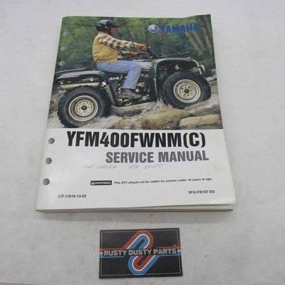 Yamaha OEM YFM400FWNM (C) 1999 Service Manual LIT-11616-13-22 5FU-F819