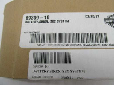 Harley Davidson Genuine NOS Security Siren Battery Replacement Touring