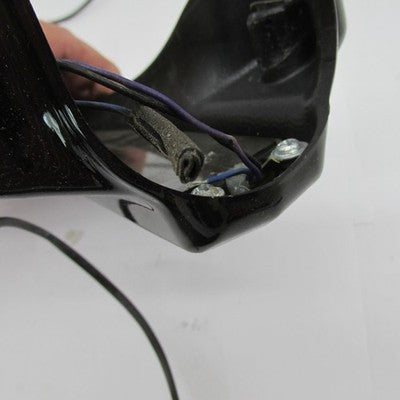 Aftermarket Harley '14+ Touring Gloss Black LED Lighted Lower Fork Leg