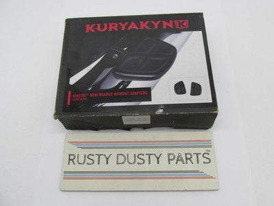 Kuryakyn Kinetic Mini Foot Boards without Adapters Gloss Black 7613