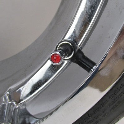 Pair of Milanni 15" x 6.5" Chrome Trike Wheel Tri Glide 185/60R15 Tire