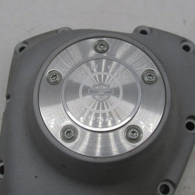 Harley OEM 01-17 Twin Cam Touring Softail Dyna Cam Cover Silver 25362-