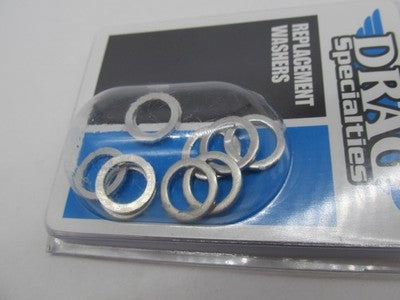 Drag Specialties NOS 10 Pack Aluminum 10mm Crush Washers 1742-0115