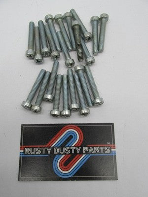 Lot of 22 Harley Genuine NOS 1/4"-20 x 1-1/2" Pozidriv Fillister Head