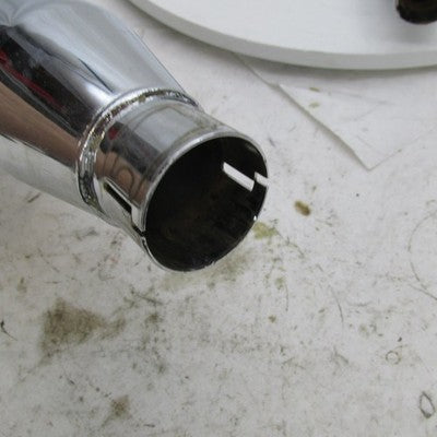 Harley Davidson OEM Pair of Chrome Tapered Exhaust Mufflers 65357-07