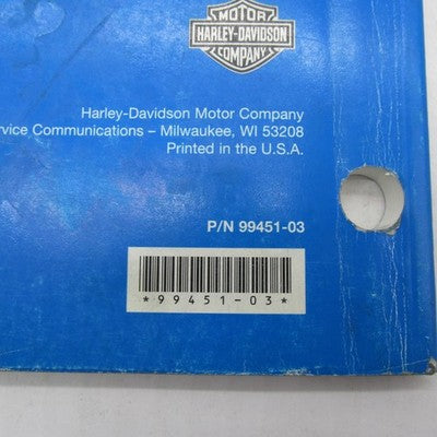 Harley-Davidson Official Factory 2003 Sportster Models Parts Catalog 9