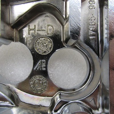 Pair of Harley OEM Stock Twin Cam Lifter Block Covers Chrome 17965-99