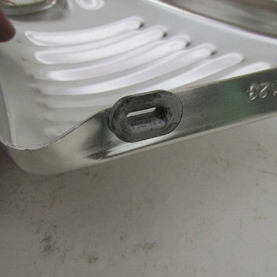 Pair of Harley OEM V-Rod VRSC Louvred Frame Neck Side Covers 66114-01