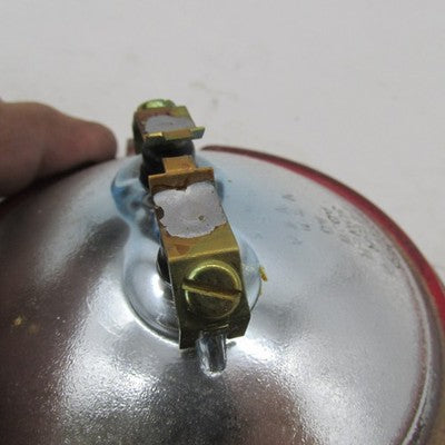 Vintage Harley Davidson OEM Single 12v Red Lens Pursuit and Spot Lamp