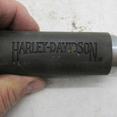 Pair of Harley-Davidson OEM Large Rubber + Chrome Custom Footpegs 5091