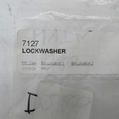 Lot of 9 Harley-Davidson OEM NOS 5/16" Internal Tooth Lockwashers 7127