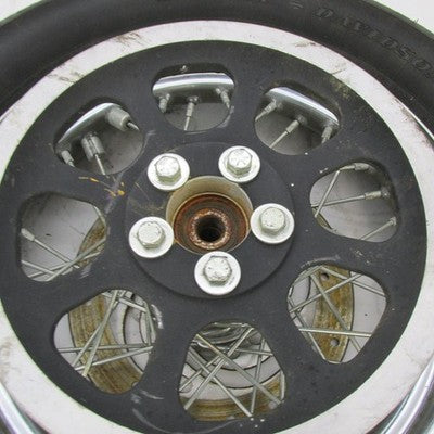 Harley OEM Softail 16x3x3/4" Rear Spoke Wheel w/ Tire, Rotor & 70T Bel