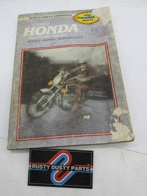 Clymer Honda 1969-1977 750cc Fours Service Repair Manual Book