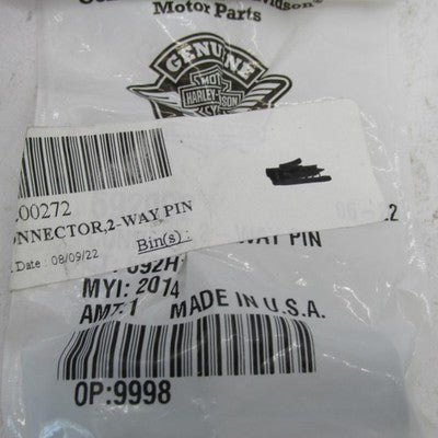 Lot of 2 Harley-Davidson OEM 2-Way Pin Connectors 69200272
