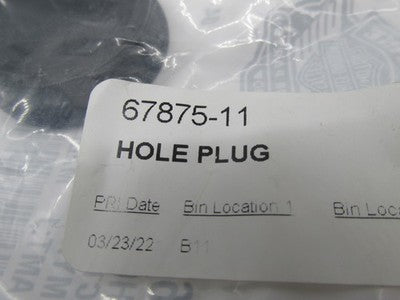 LOT of 2 Harley-Davidson Genuine OEM NOS Hole Plug, Fork Bolt Cover Ca