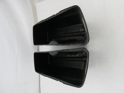 Pair of Harley Davidson Genuine Saddlebags Vivid Black Lowers with No