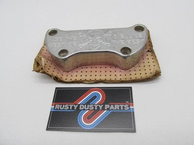 Harley Davidson NOS Aftermarket 1" Handlebar Riser Clamp Skull Crossbo