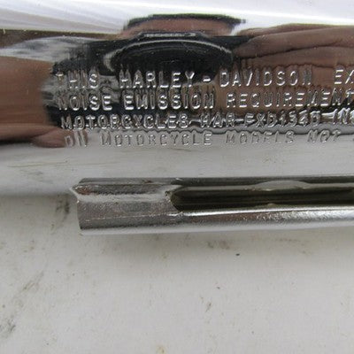 Pair of Harley Davidson Genuine Stock Exhaust Mufflers 1994+ FXDWG 657