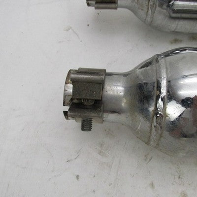 Pair of Harley Davidson Genuine Chrome Mufflers Exhaust Pipes 65539-95