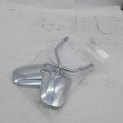 Pair of Harley Davidson OEM Chrome Tapered Short Stem Mirrors 92022-03
