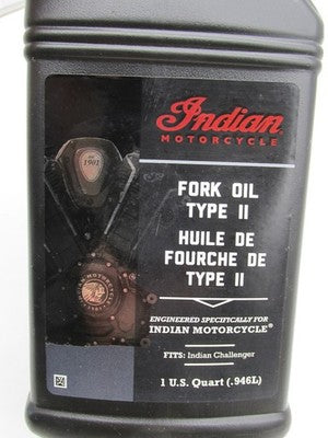 Indian Genuine OEM Fork Oil Type II Challenger 1 Quart
