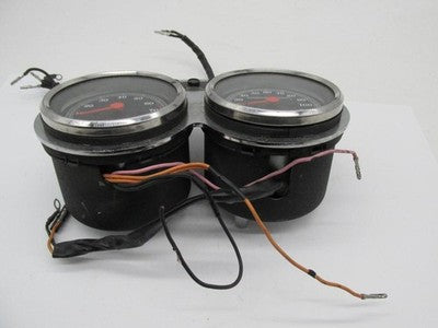 Harley OEM Dual Gauge Cluster 1974?1977 FX / FXE / XLH XLCH Tach and S