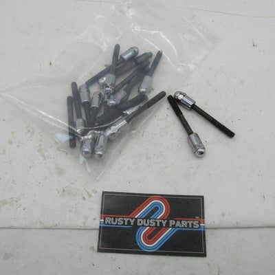 Lot of 20 Harley Davidson OEM Crankcase Studs w/ Nuts Ironhead Sportst
