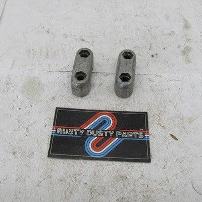Pair of Vintage Triumph BSA Front Fork Leg Axle End Caps