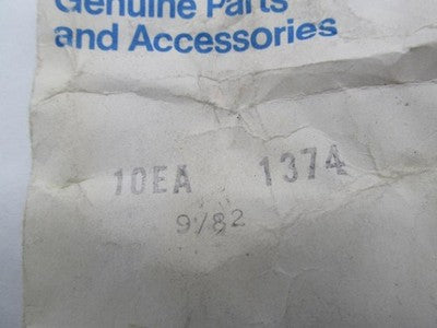 Lot of 9 Harley-Davidson Genuine NOS Chrome Panhead Screws 1374
