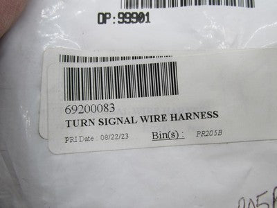 Harley Davidson Genuine NOS Wire Harness Turn Signal 69200083