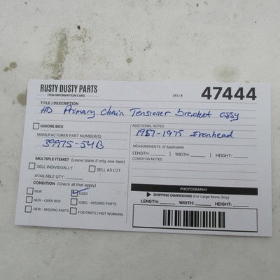 Harley Davidson OEM Primary Chain Tensioner Bracket Assembly 1957-1976