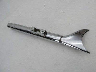 Harley Davidson Chrome 26" Long Fishtail Exhaust Muffler 1.75" OD